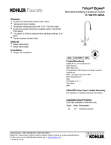 Kohler K-100T70-4AKL-CP Installation guide