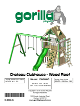 Gorilla Playsets Chateau Clubhouse Wood Roof Operating instructions