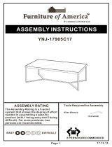 Furniture of America YNJ-17905C17 Installation guide