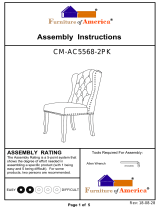 Furniture of America IDFAC5568BL-2PK Installation guide