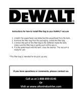 DeWalt DXVA19-4111 User manual