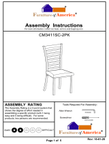 Furniture of AmericaIDF-3411WH-SC