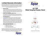Alpine Corporation AJY198 Operating instructions