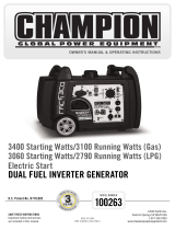 Champion Power Equipment 100263 User manual
