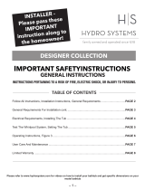 Hydro Systems 27.100 User manual