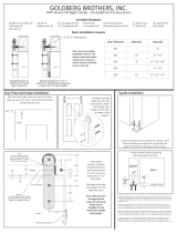 Goldberg Brothers Inc. GB6008H4AB Installation guide