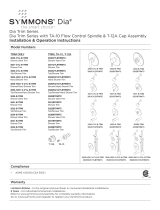 Symmons Industries 3501-CYL-B-1.5-TRM Installation guide