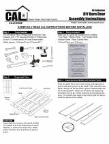 CALHOME DOOR-03B-DIY-36IN User manual