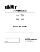 Summit Appliance MB13G Owner's manual