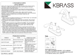 Kingston Brass HFB7611DPL Installation guide
