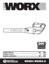 Worx WG584.9 Owner's manual