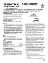 Gentex S1209F User manual