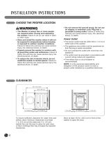 LG Electronics WM1377HW Installation guide