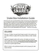 EVE'S REVENGE SNAKE SNARES SBox100 Installation guide