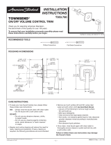 American Standard T353700.002 Installation guide