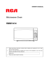 RCA RMW1414 User manual