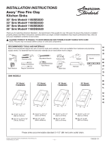 American Standard 1180SB3620.291 Installation guide