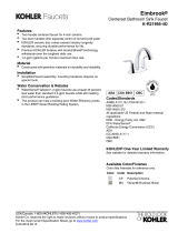 Kohler K-R21995-4D-BN Installation guide