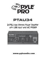 PYLE Audio PRO PTAU34 User manual