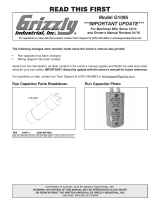 Grizzly Industrial G1095 User manual