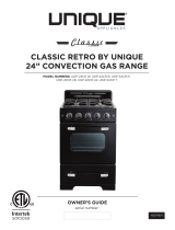 Unique Appliances UGP-24CR T User manual