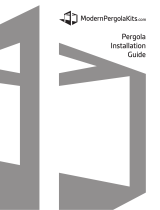 Modern Pergola Kits M12X12F7INCH22 Installation guide