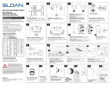 Sloan WES-1000 Installation guide