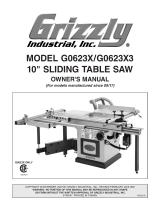 Grizzly Industrial G0623X User manual