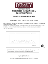 Dynasty Fireplaces DY-BTW60 User manual