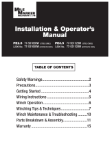 MILE MARKER 77-53112BW Installation guide