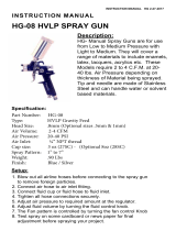 Paasche HG-08 User manual