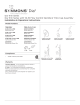 Symmons Industries S-3502-CYL-B-MB-1.5-TRM Installation guide
