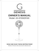 Genesis A3-STANDFAN User manual