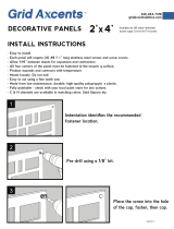GRID AXCENTS 62423 Operating instructions
