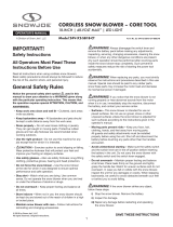 Snow Joe 24V-X2-SB18-CT User manual