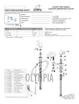 Olympia Faucets L-7372 Installation guide