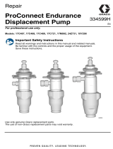 Graco 334599H, ProConnect Endurance Displacement Pump, Repair Owner's manual