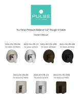 PULSE Showerspas 3001-RIV-PB-BN Installation guide