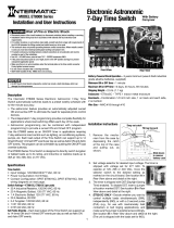 Intermatic ET8000 SERIES Operating instructions