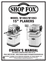 Shop fox W1863 User manual