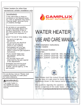 Camplux WA686NG User manual