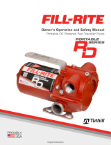Fill-rite Fill-rite Portable RD Serie Operating instructions