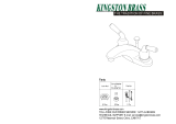 Kingston Brass HKB7641AX Installation guide