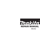 Makita XBU02Z-DC18RD Operating instructions