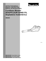 Makita XBU02Z-DC18RD User manual