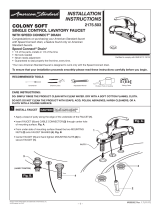 American Standard COLONY SOFT 2175.503 Installation guide