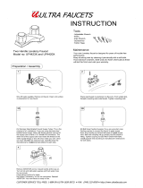 Ultra Faucets 44230 Operating instructions