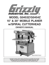 Grizzly Industrial G0453Z User manual