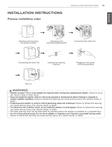 LG Electronics WM5000HWA Installation guide