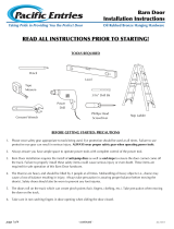 Pacific Entries BDH01-80 Operating instructions